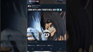 eren gets lara tybur's real body☠️🥶