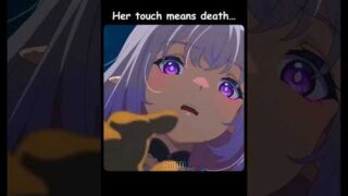 🖤Her touch means death…🥺 #anime #shorts #honkaistarrail