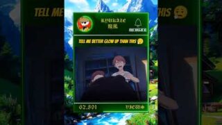 Her glow up is insane 😍 #anime #animeshorts