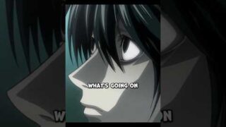 Light and L saw Higuchi use the Death Note🔥 #shorts #anime