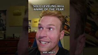 SOLO LEVELING Wins ANIME OF THE YEAR #shorts